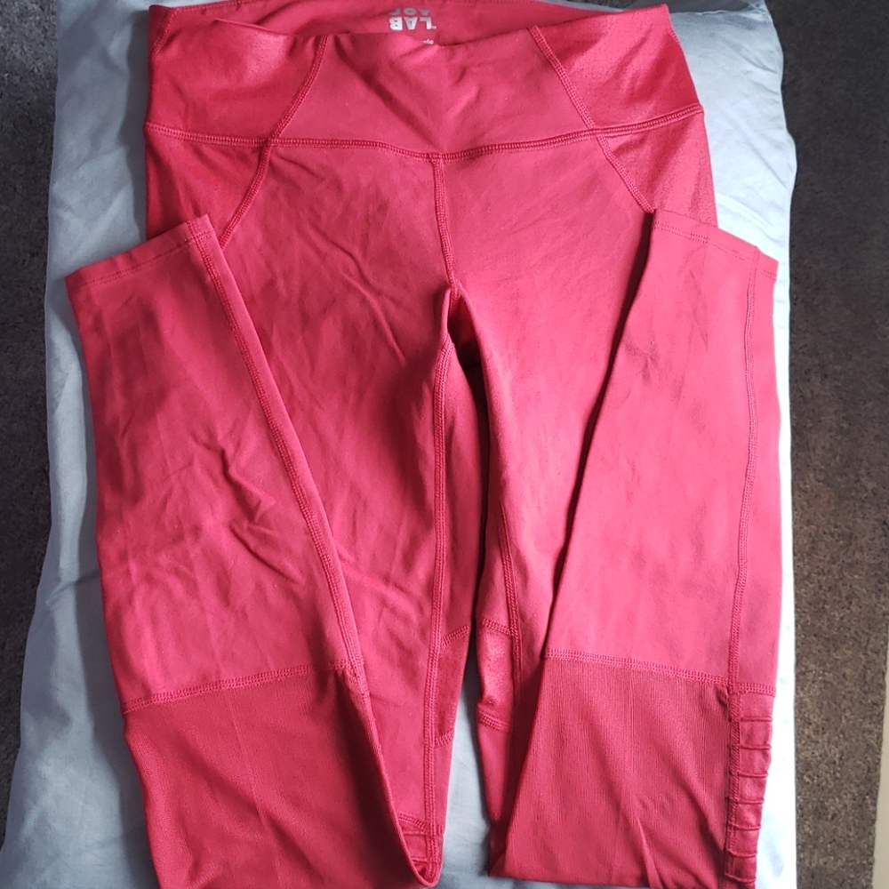 Red sport tights